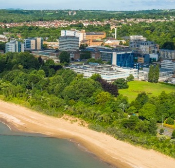 Aerial view of Singleton campus