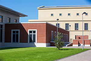 Bay Library entrance