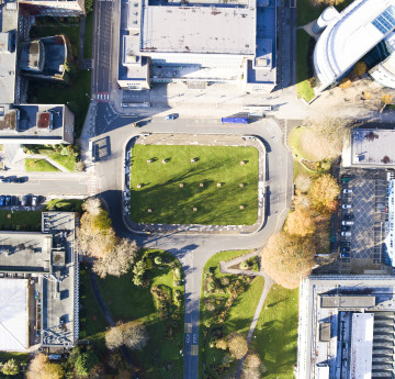 Birdseye view of Singleton Campus