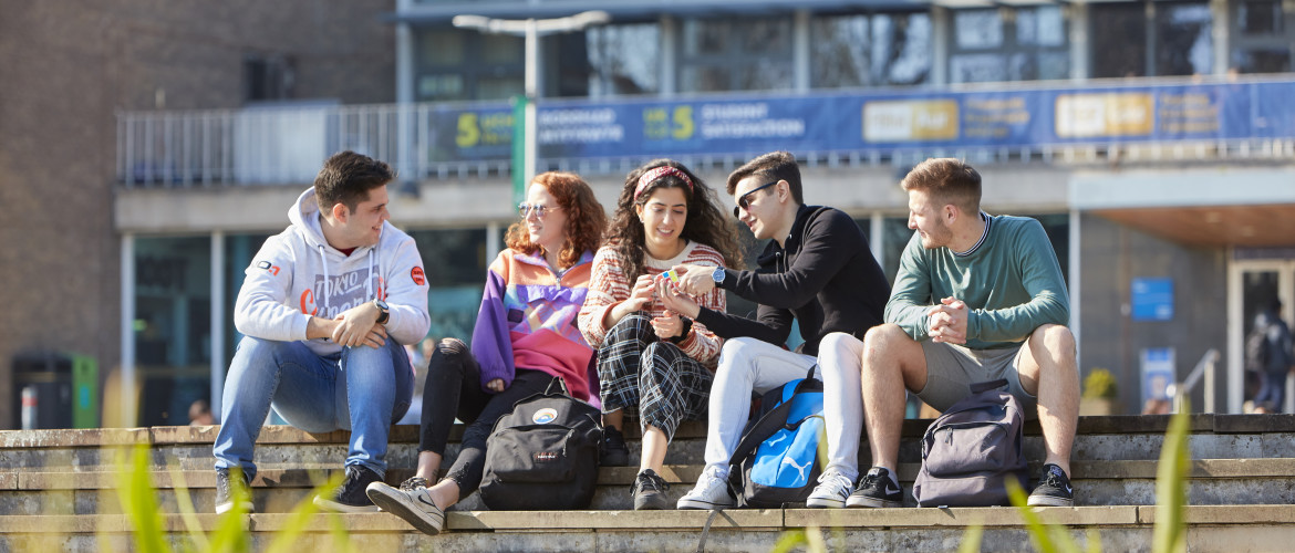 Students on campus