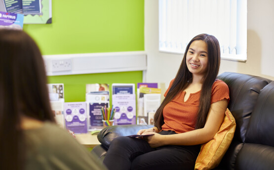 Woman in meeting