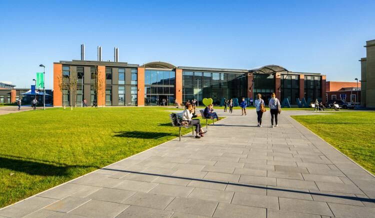 Entrance to Engineering Central on Bay Campus