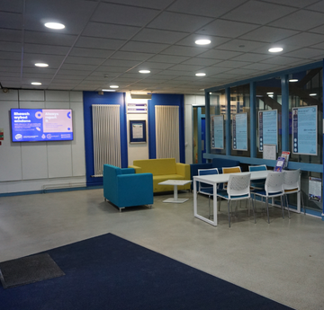 Keir Hardie reception area