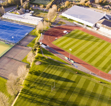 Birdseye view of Singleton Sports Village